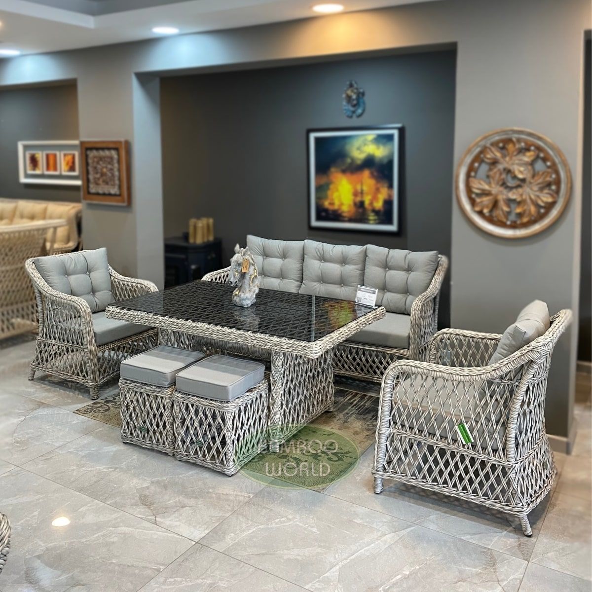 Barcelona 626 Rattan Wintech Oturma Grubu