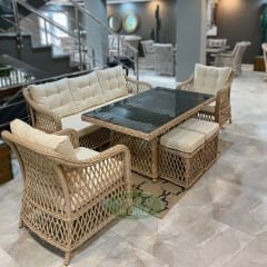 Barcelona 147 Rattan Wintech Oturma Grubu