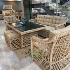 Barcelona 147 Rattan Wintech Oturma Grubu