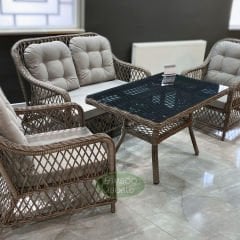 Jade 707 İkili Rattan Oturma Grubu
