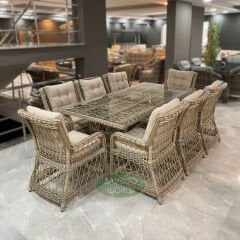 Bella 8 Kişilik Masa Takımı