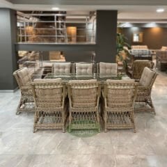 Bella 8 Kişilik Masa Takımı