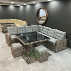 Vesta 707 Rattan Wintech Köşe Takımı