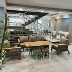 Lizbon Alüminyum Oturma Grubu  K