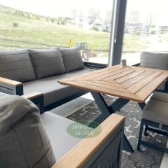 Lizbon  Alüminyum Oturma Grubu A