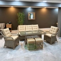 Boss Rattan Üçlü Oturma Grup