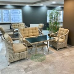 Gusto 316 İkili Rattan Oturma Grubu