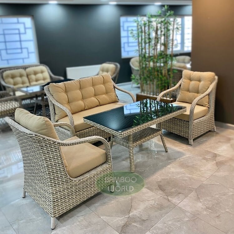 Gusto 316 İkili Rattan Oturma Grubu