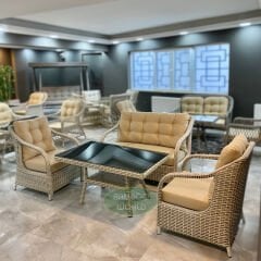 Gusto 316 İkili Rattan Oturma Grubu