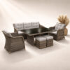 Albion 708 Rattan Oturma Grubu Salıncak Hediyeli