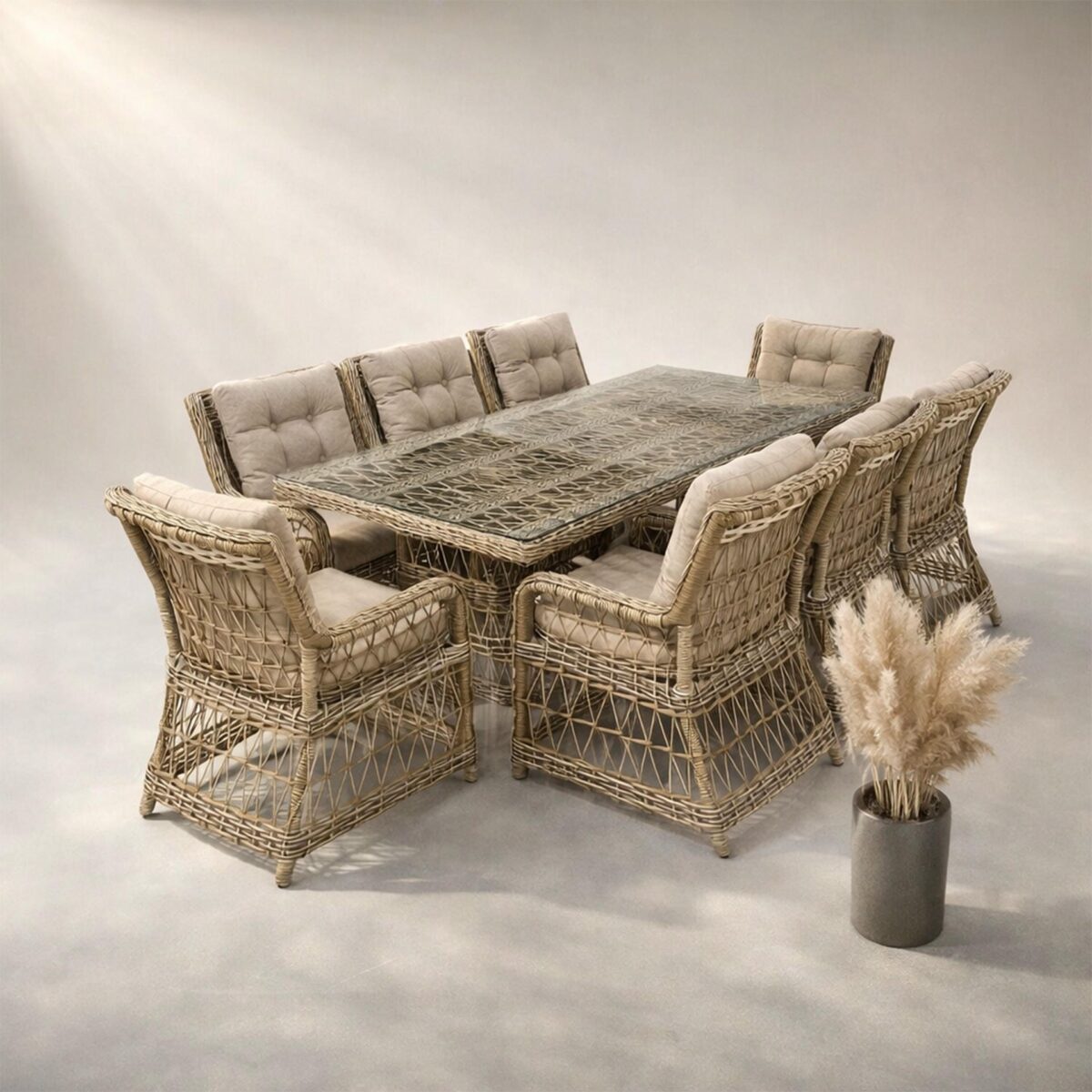 Bella 8 Kişilik Masa Takımı