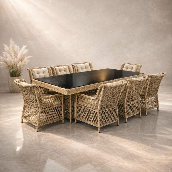 Casetta 147 8 Kişilik Wintech Masa Takımı