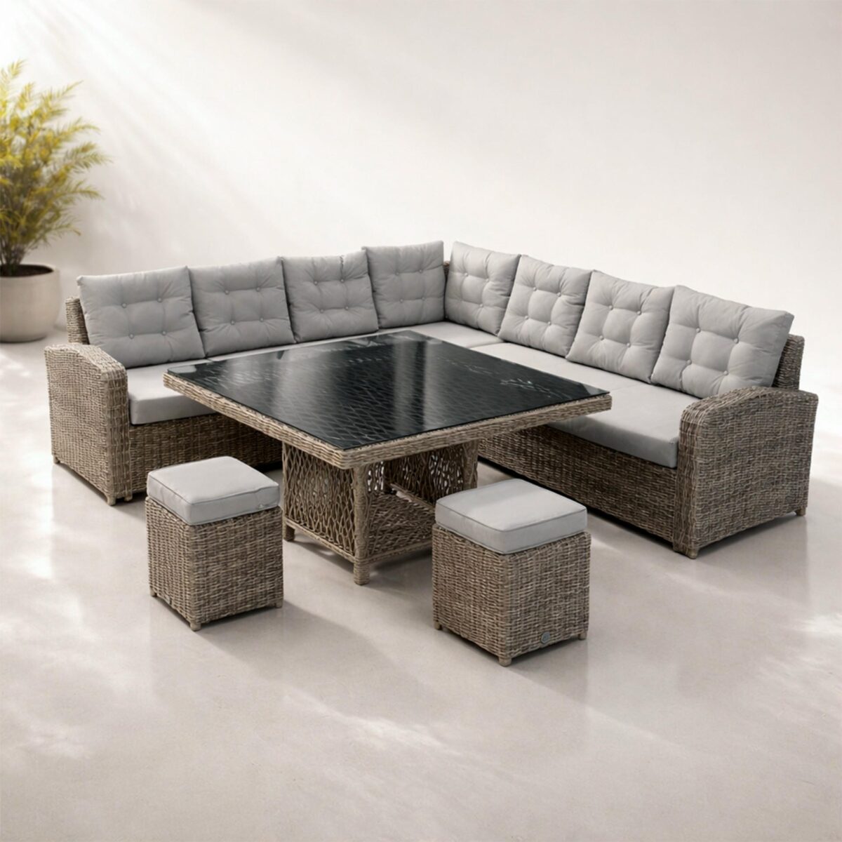 Vesta 707 Rattan Wintech Köşe Takımı