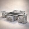 1-rs Barcelona 626 Rattan Wintech Oturma Grubu