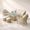 1-rs Paris Üçlü Rattan Oturma Grubu
