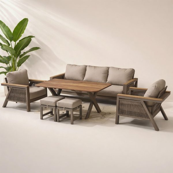 Lizbon Alüminyum Oturma Grubu  K