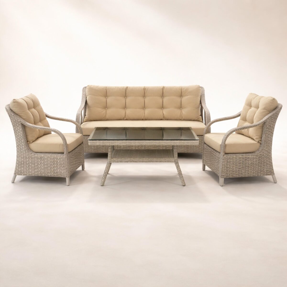 2-rs Gusto 316 İkili Rattan Oturma Grubu
