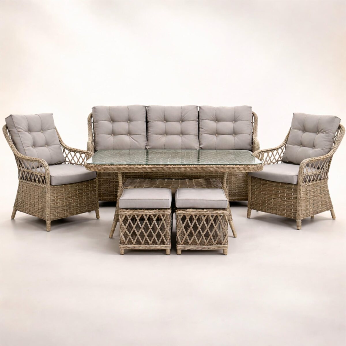 2-rs Boss Rattan Üçlü Oturma Grup