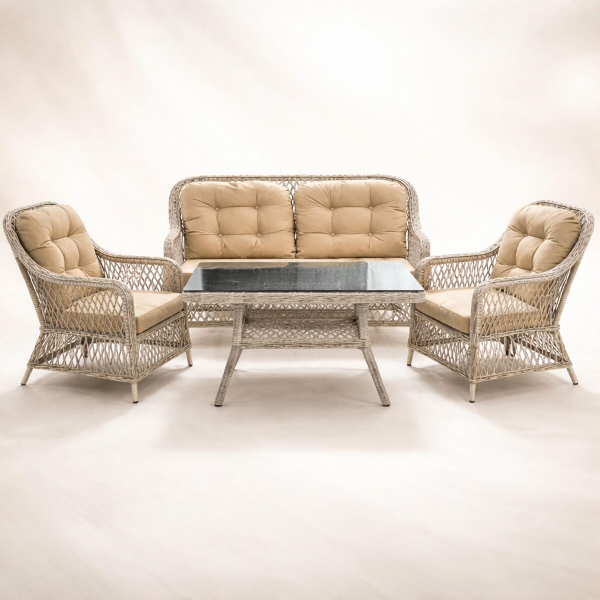 Jade 111 İkili Rattan Oturma Grubu