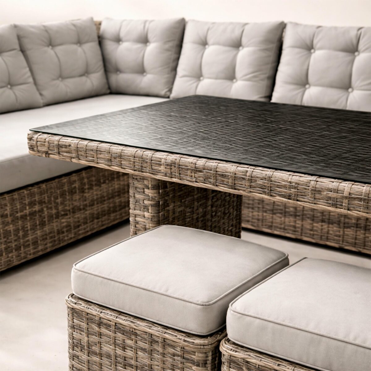 Riola 708 Rattan Wintech Köşe Takımı