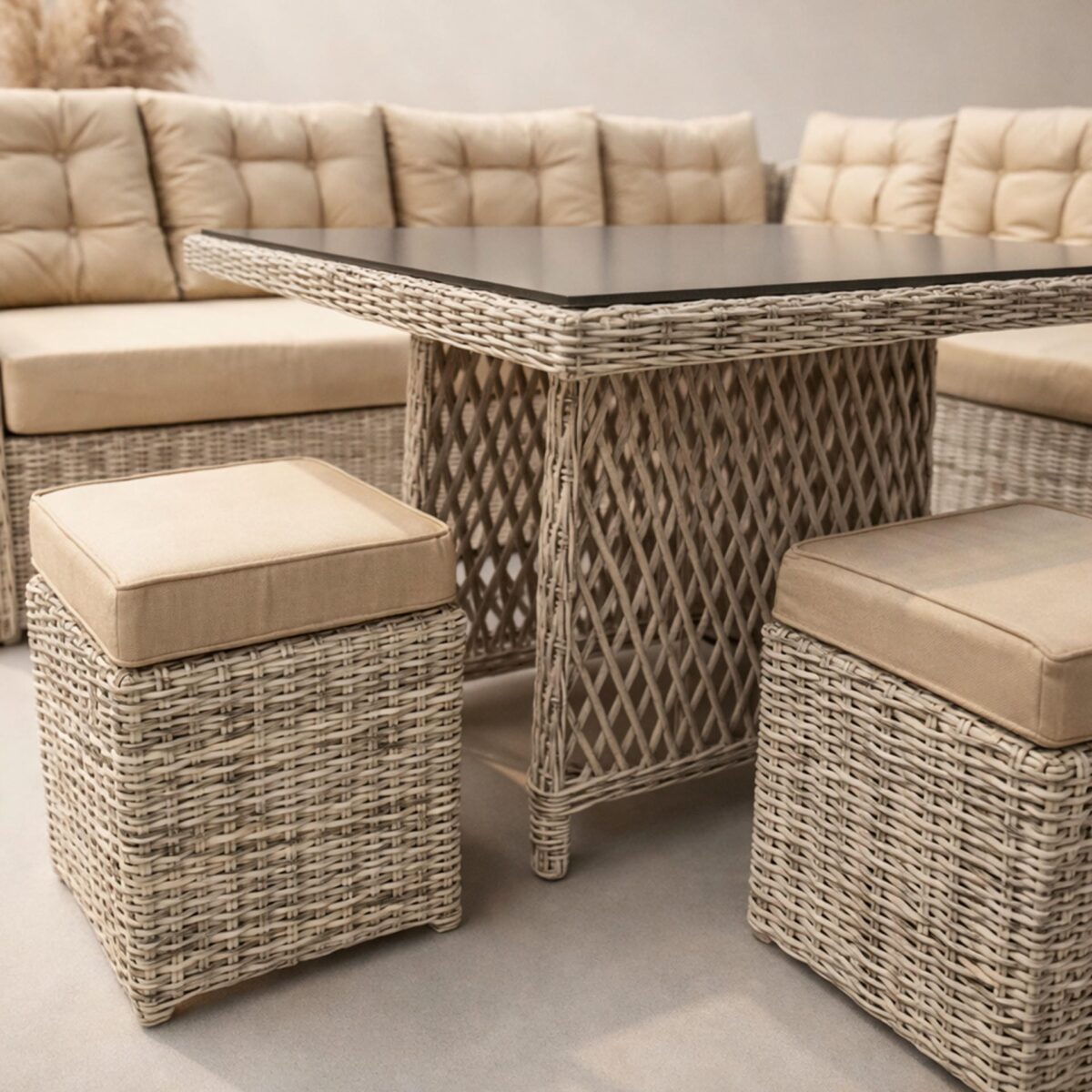 Vesta 111 Rattan Wintech Köşe Takımı