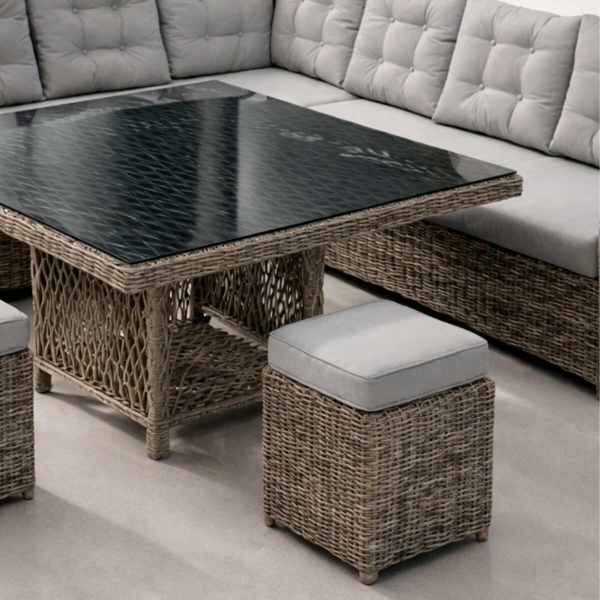 Vesta 707 Rattan Wintech Köşe Takımı