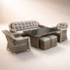 Lion 861 Rattan Wintech Oturma Grubu