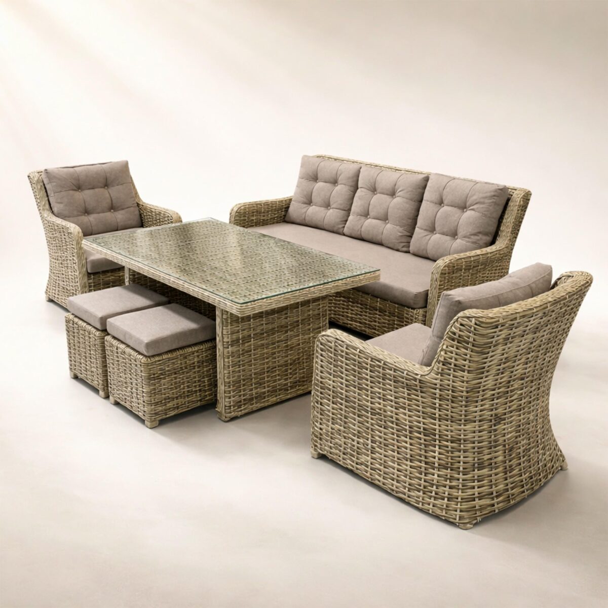 3-rs Bella Confort Rattan Oturma Grubu