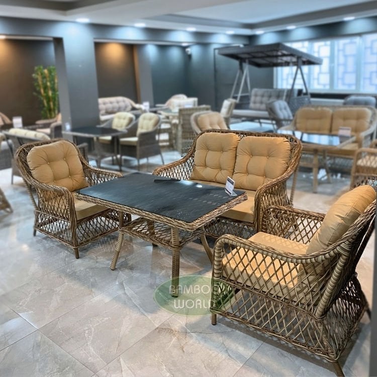 Jade 606 İkili Rattan Oturma Grubu
