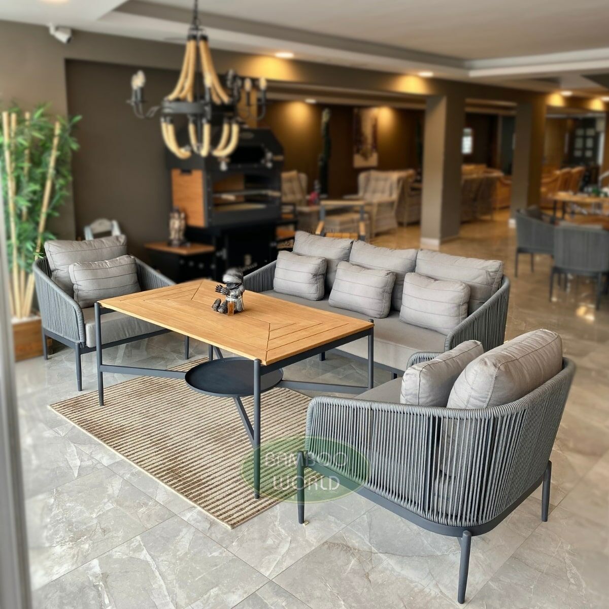 Diamond Üçlü Oturma Grubu