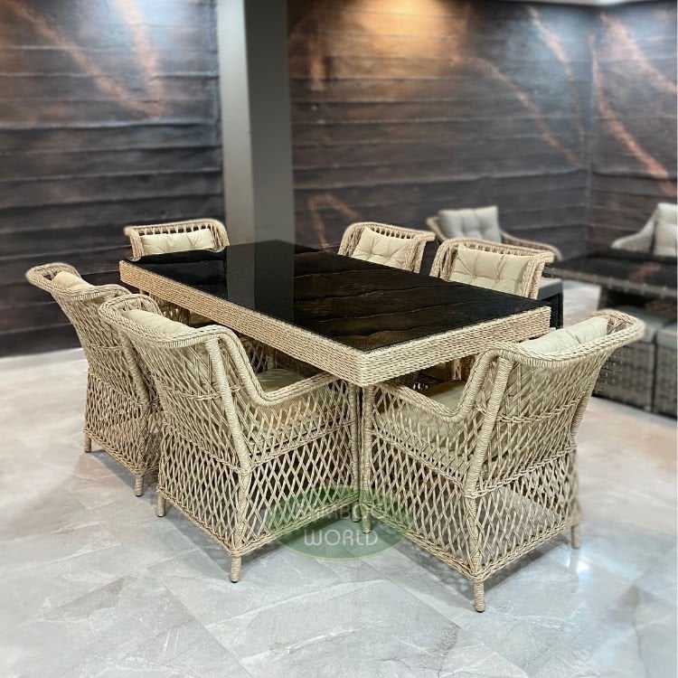 Casetta 147 6 Kişilik Wintech Masa Takımı